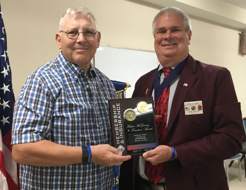 PGK,SK, George Brown Founders Award 2017-2018